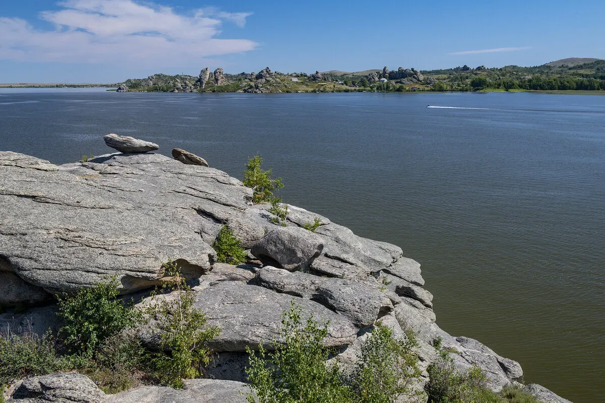Озеро Саввушка в Змеиногорском районе: живописные берега