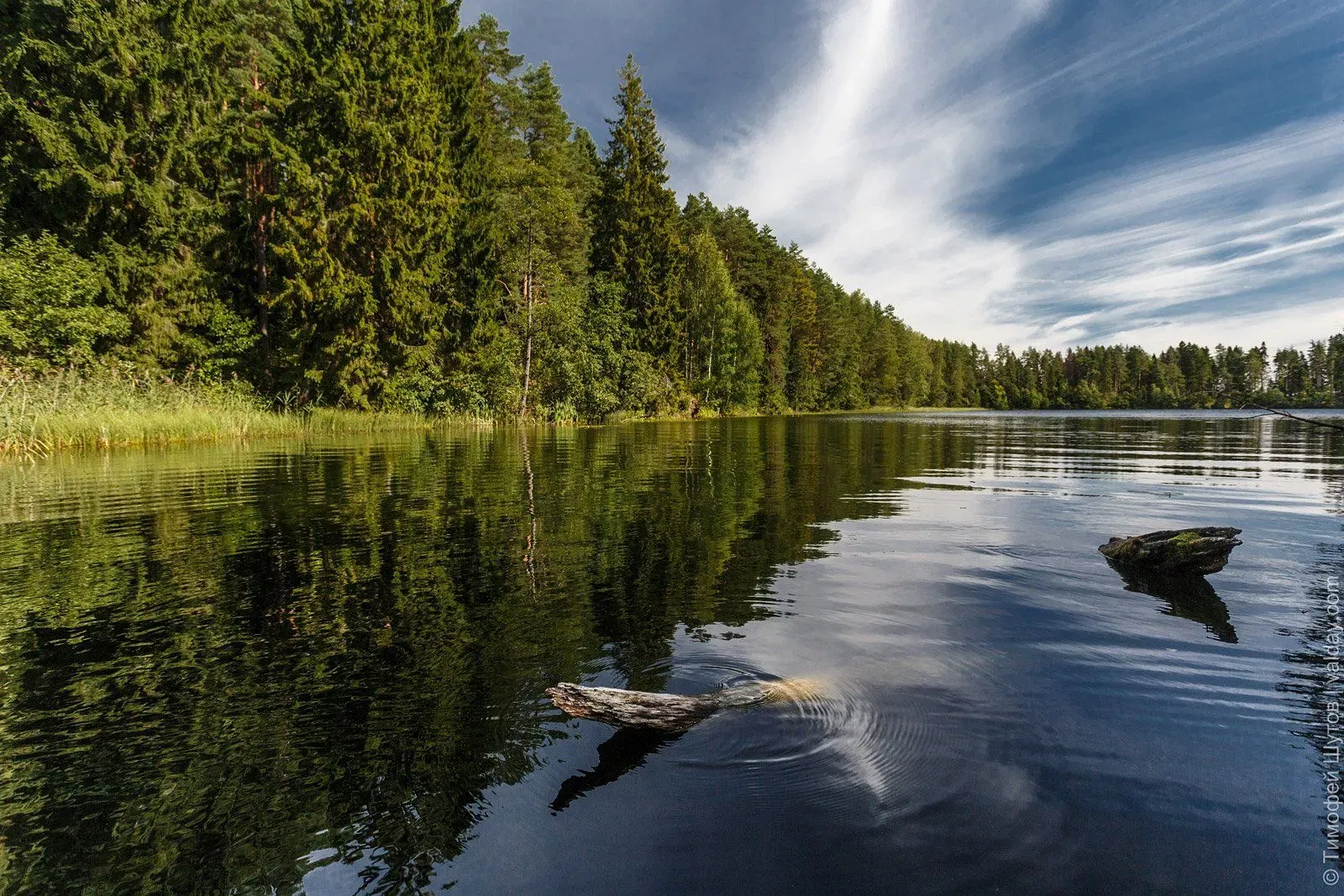 Озеро Глубокое в Валдайском национальном парке